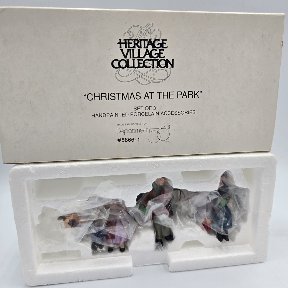 Dept 56 Christmas At The Park 58661 Christmas In City Heritage Village Accessory
